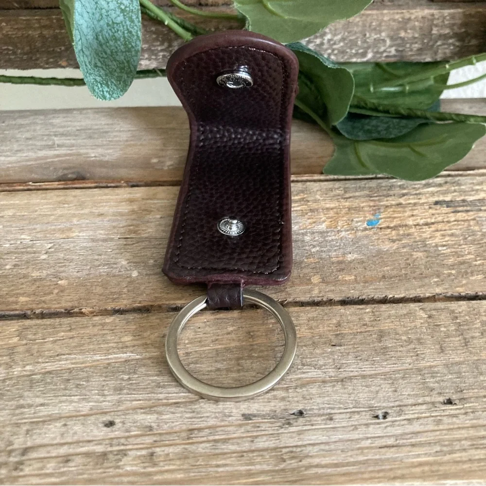 CRUISIN’ REAL GENUINE LEATHER KEACHAIN/KEYRING NEW